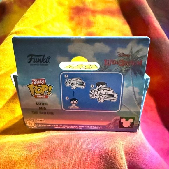 Funko Bitty Pop Rides, Stitch and the Red One NEW IN BOX - Picture 4 of 5